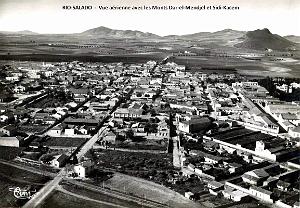 Rio-Salado - Vue aerienne avec les Monts Dar-el-Mendjel et Sidi-Kacem